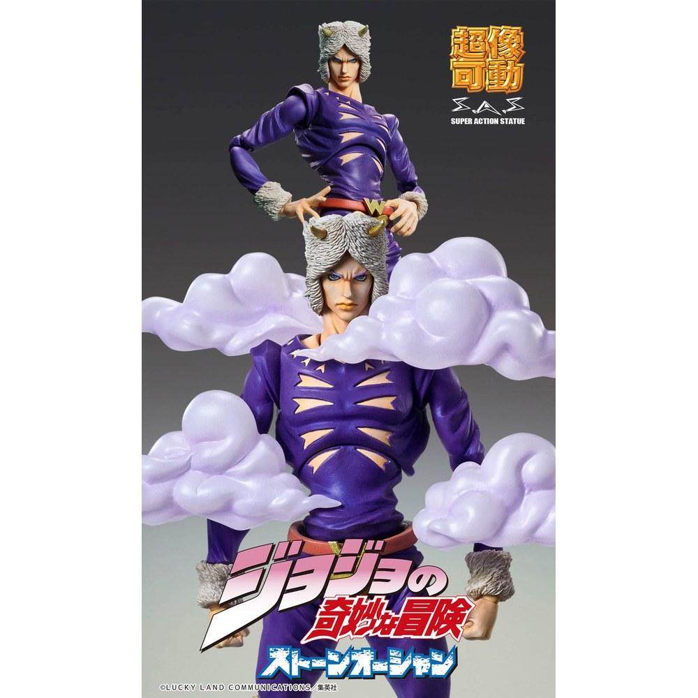 Medicos Entertainment Фигурка Super Action JoJo's Bizarre Adventure Часть 6 Каменный Океан Погода Р 165 мм ПВХ АБС Нейлон Подвижная фигурка