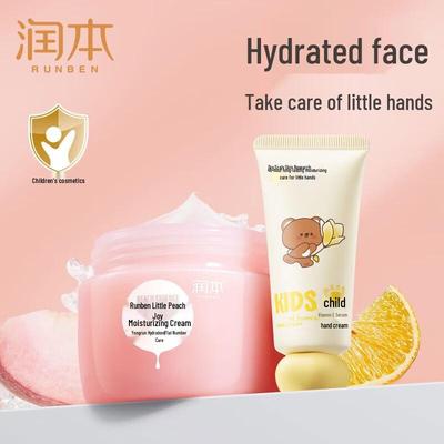Набор кремов для лица и рук Runben Little Peach Joy