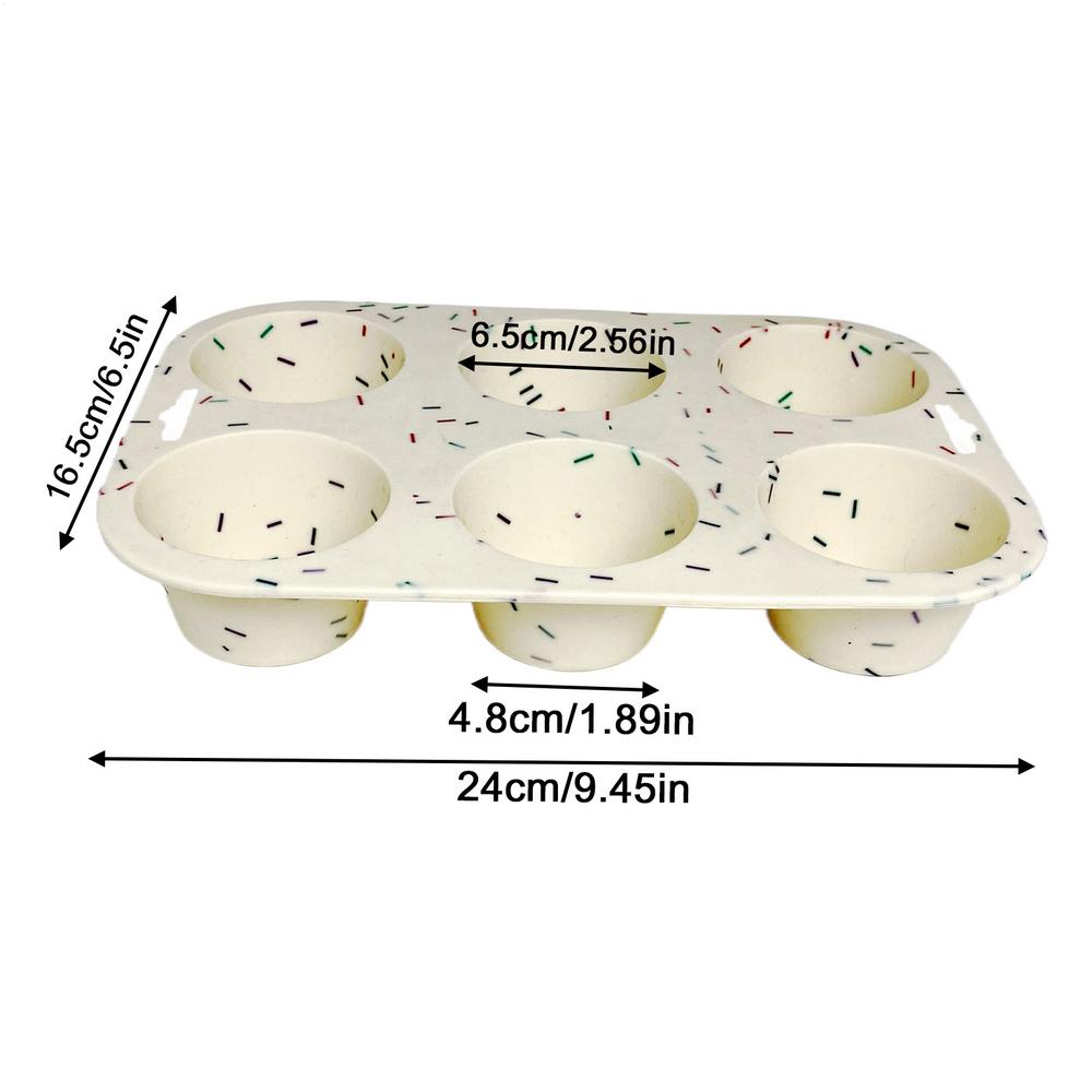 Форма для маффинов 2X Антипригарная форма для маффинов Кондитерская форма Жаростойкий противень Формы для булочек для гамбургеров для завтрака
