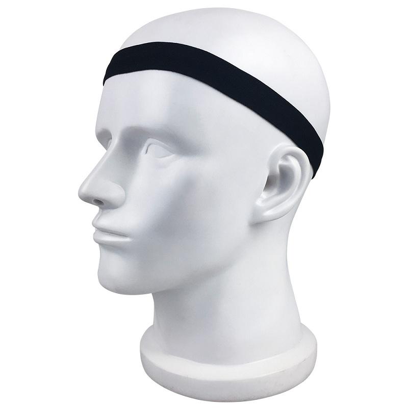 Women's Men's Elastic Polyester Sports Sweatband Thin Dry Grip Damping Headbands Running Fitness Athletic Hair Protection