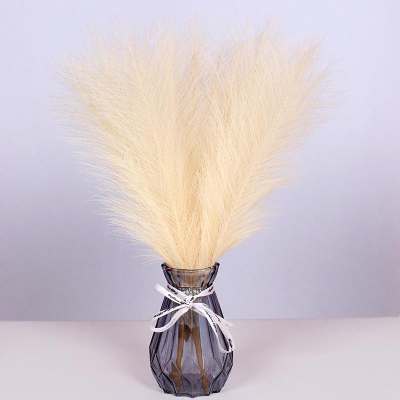 6 шт. 45 см искусственный букет из пампасной травы для новогоднего праздника, свадьбы, вечеринки, украшения дома, имитация сухоцвета, тростника
