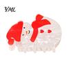 Lightweight Hair Accessories for Christmas Claw Clip Women, Cute Patterns Non-Slip Strong Hold Santa Claus Shark Clip, Decorative Barrettes