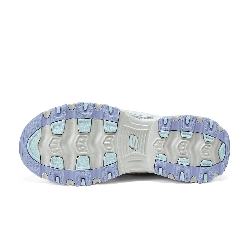 Skechers DLites 1.0 Удобные Универсальные Модные Низкие Папины Кроссовки Женские Кроссовки Светло-голубые 150552-LTBL