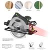 12A 5500RPM Corded Circular Saw with 7-1/4'' Circular Saw Blade and Laser Guide Max Cutting Depth