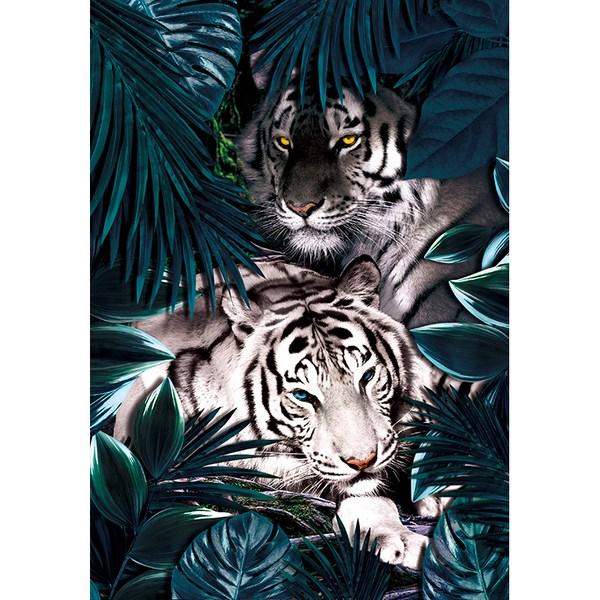 Пазл-календарь Год Черного Тигра TP10-1025, разные цвета, 1000 деталей Пазл, Детские игры, Развивающие игрушки