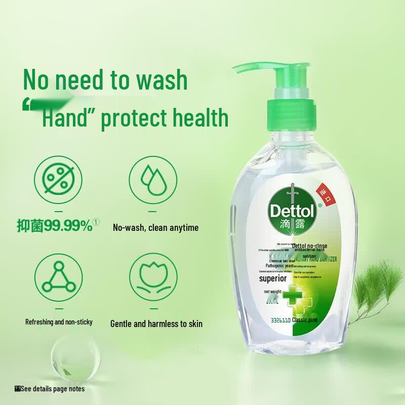 Dettol Гель-санитайзер для рук, не требующий смывания