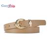 Pin Buckle Belt Ladies Solid Color Dress Jeans Decorative Belt