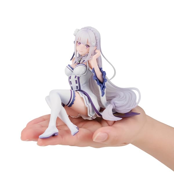 Melty Princess Жизнь в ином мире от Zero Tenohira Emilia 90 мм ПВХ окрашенная готовая фигурка Re прибл.