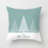 Wish Home Christmas Snowflake Digital Printing Peach Skin Car Pillow Cushion Pillow Case