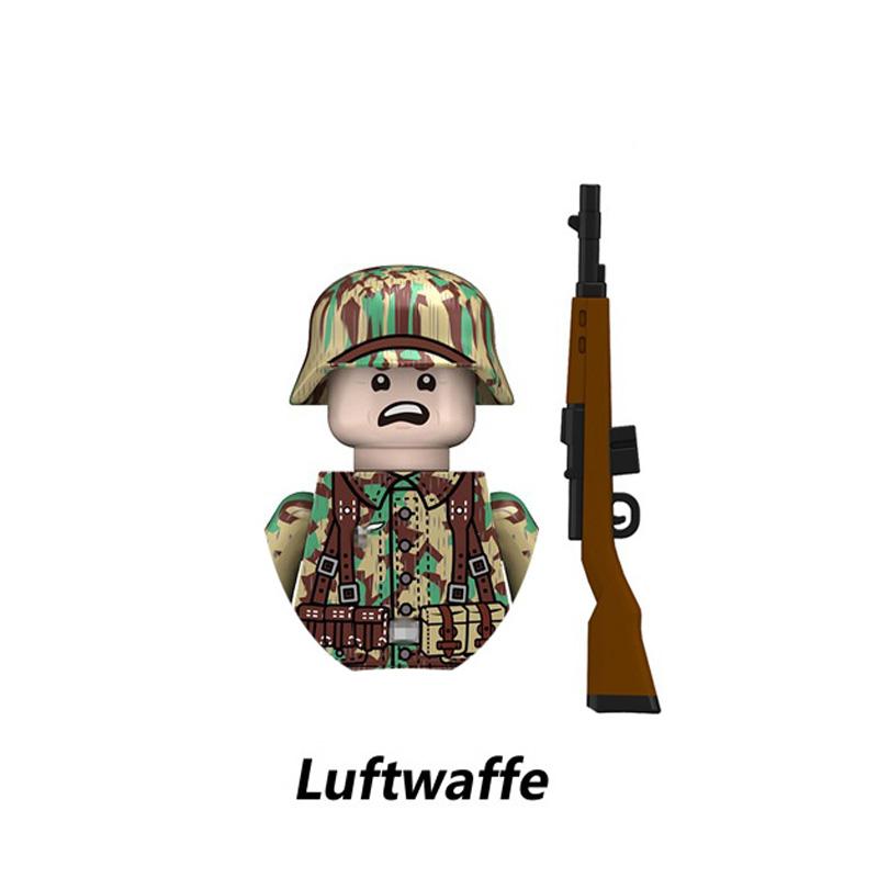 Kids Toys Mini Military Soldier Model Air Force Army Armed Camouflage Unit Small Particles Building Blocks Boys Holiday Gifts