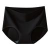 Pure Cotton High-Waisted Underwear Women'S Antibacterial And Antibacterial Crotch Women'S Underwear Solid Color Belly And Hip Briefs
