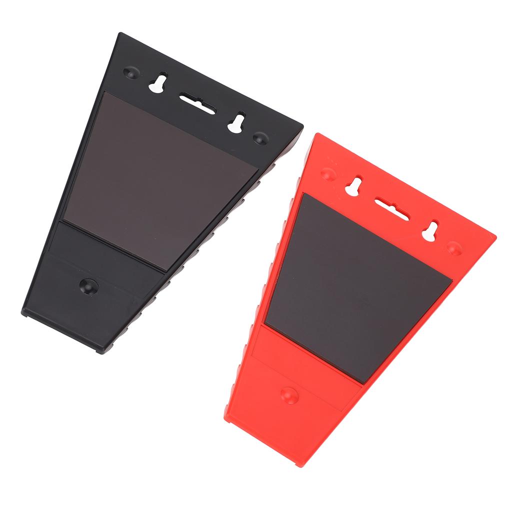 2 шт. Магнитный органайзер для ключей, 24 слота, подвижный держатель для ключей из АБС-пластика, цвет красный, черный
