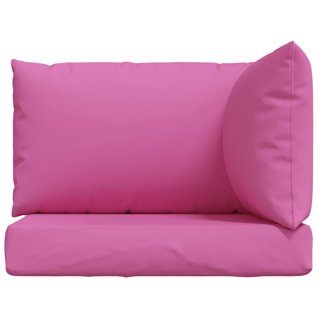 Pallet Cushions 3 pcs Pink Oxford Fabric
