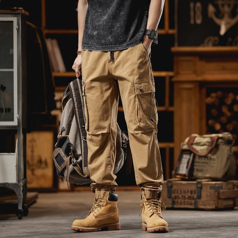 Летний новый комбинезон мужской ретро индустриальный стиль свободные повседневные брюки модный бренд мужской комбинезон мужская одежда