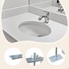 4Pcs Undermount Sink Support Brackets for Bathroom Countertop Anti Drop