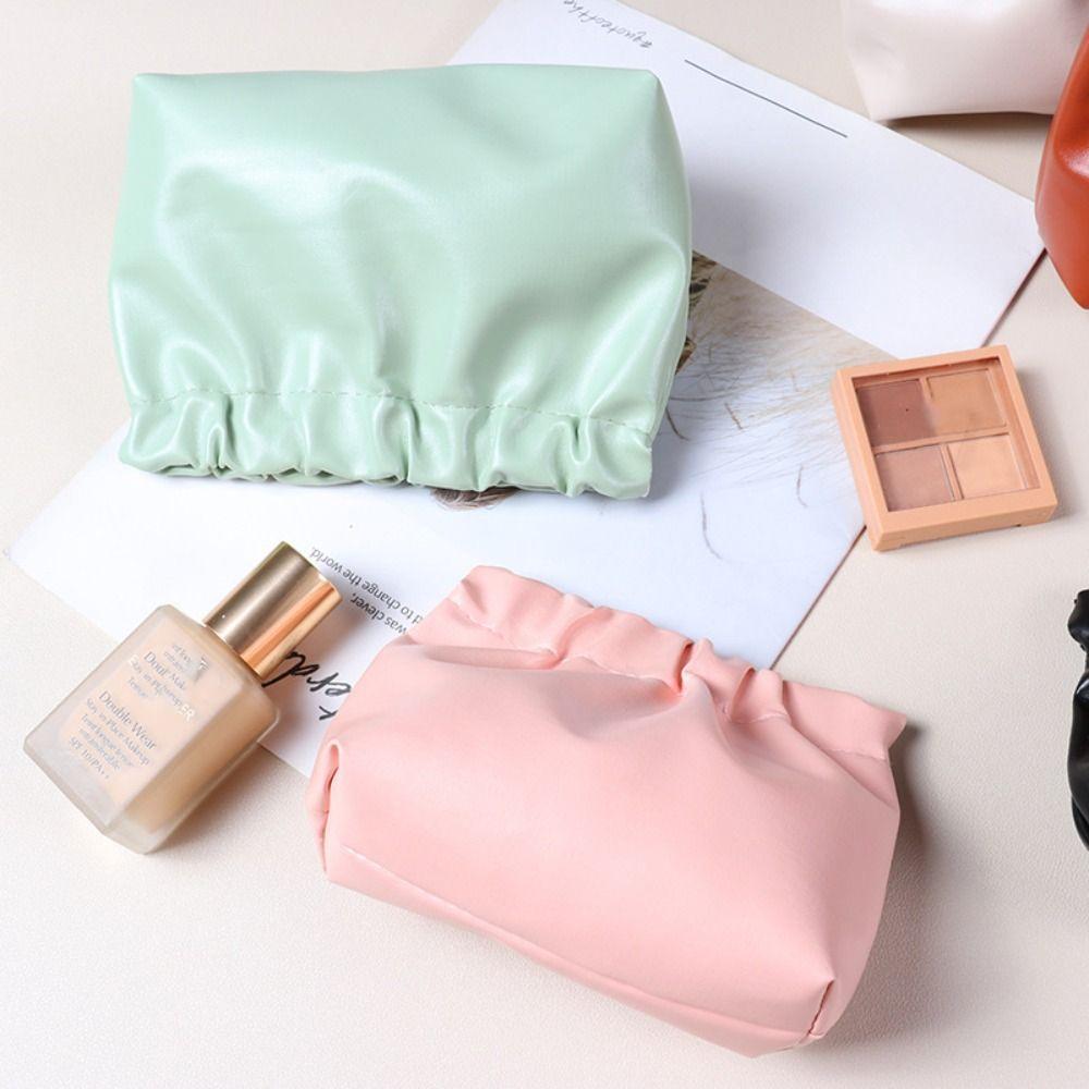 Pu Leather Mini Cosmetic Bag Makeup Bag Coin Purse Small Item Bag Coin Bags Travel