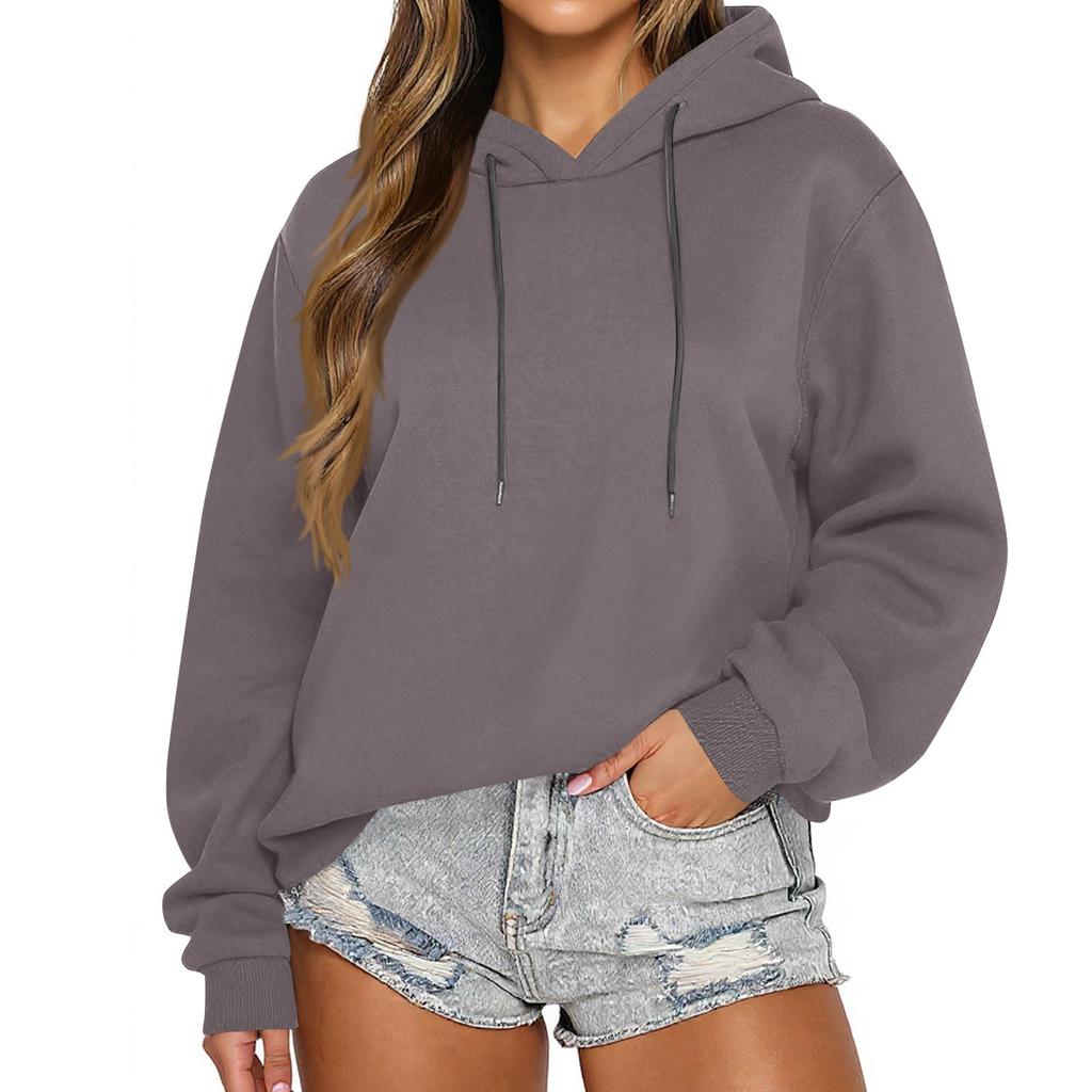 Womens Oversized Hoodies Fleece Sweatshirts Fall Fashion 2025 Pullover Sweaters Winter Clothes