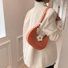 Large Capacity Half-moon Bag Dumpling Shape Women Underarm Bag Flower Shoulder Bag  Streetwear