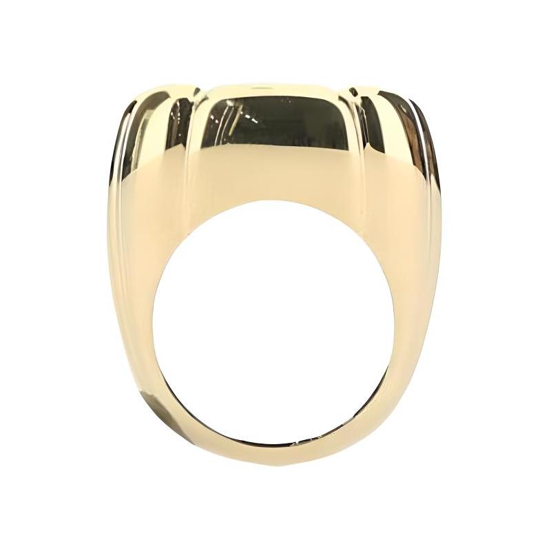 Swarovski Metal Dulcis Ring, Unisex Couple Style gold 52