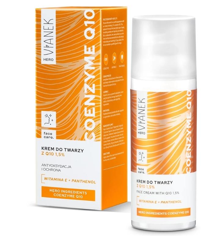 Vianek Anti-Aging Face Cream with Coenzyme Q10 1.5%, 50ml