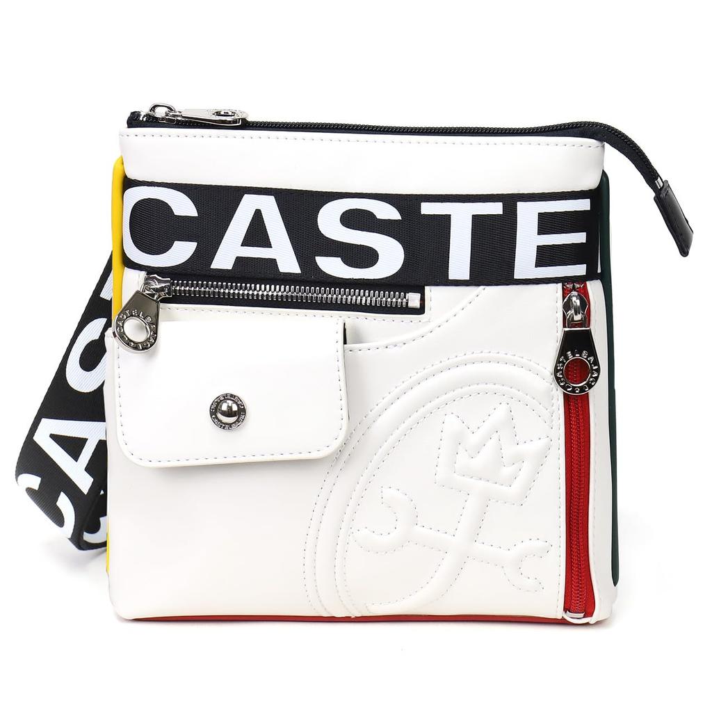 Castelbajac Dalton Shoulder Bag 026131 White