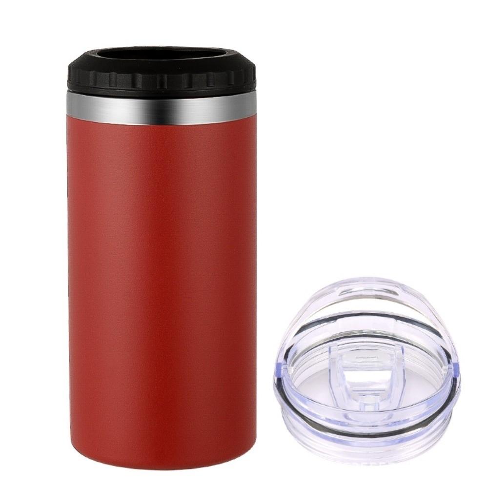 304 Stainless Steel Cola Beer Can Insulated Lids 16Oz Dual Layer Can Cooler High-Capacity Insulation Or Cooling