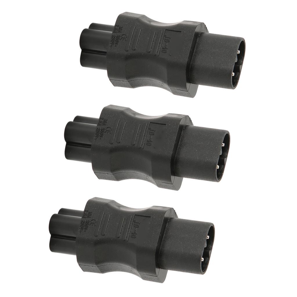 3 шт. Адаптер питания IEC320 C8 на IEC320 C5, IEC320 Штекер C8 на Розетку C5 для Шасси PDU, Розетки UPS