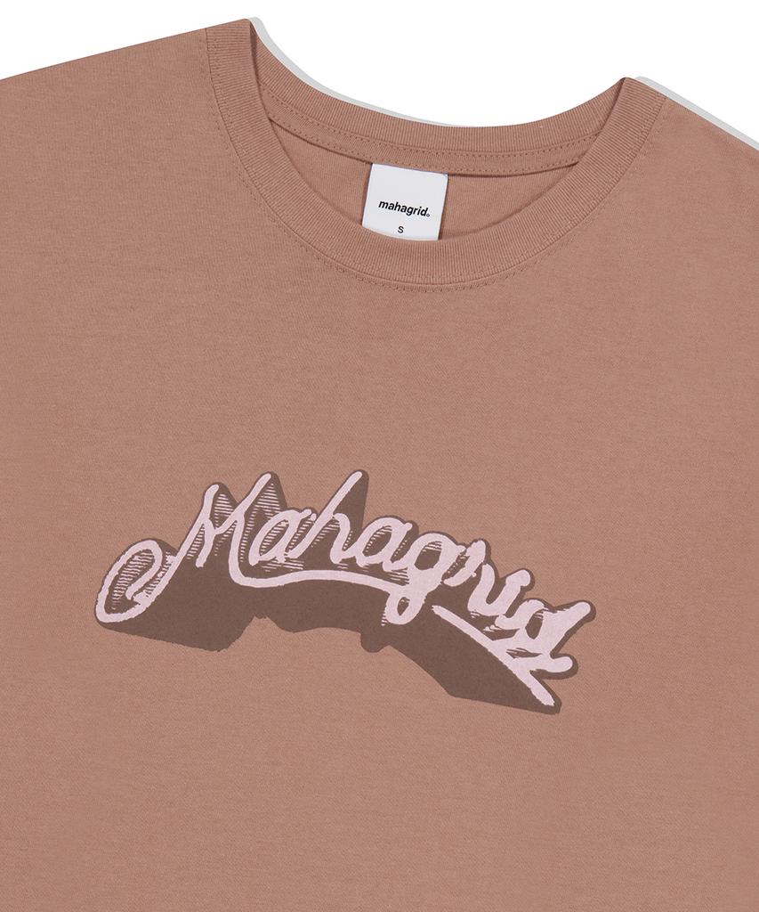 MAHAGRID Symbol Layered Ls Tee Brown(Mg2Efmt568A)