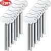 12/1PCS Bathroom Metal Toothpaste Squeezer Stainless Steel Tube Squeezer Universal Key Roller for Tube Cream Paint Squeezer Tool