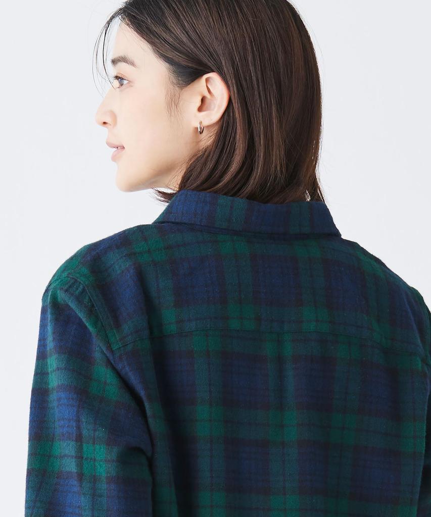 Рубашка LLB Scotch Plaid Flannel Shirt Japan Fit S MacRae Hunting Modern Multicolor 1000247328 женская