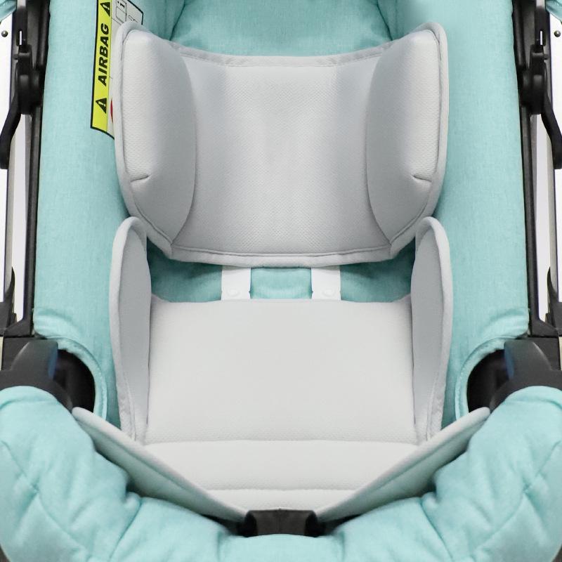 Universal Baby Stroller & Car Seat Cushion Set: Newborn Carrycot Protective Pad with Lumbar Support