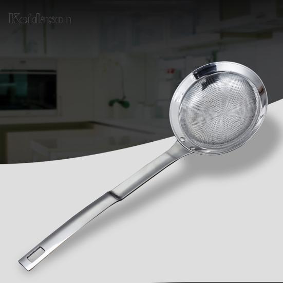 Puntos Кухня Нержавеющая сталь Мелкая сетка Проволока Маслоотделитель Ситечко для муки Дуршлаг Ложка