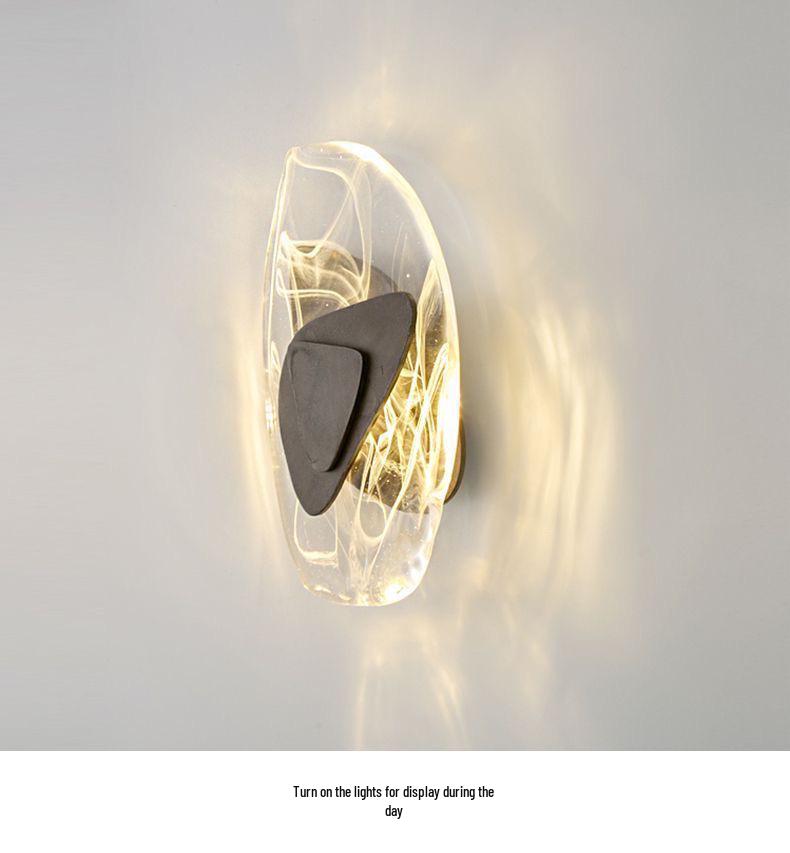 Современный стеклянный настенный светильник в скандинавском стиле - Элегантный и креативный дизайн для гостиной или спальни.