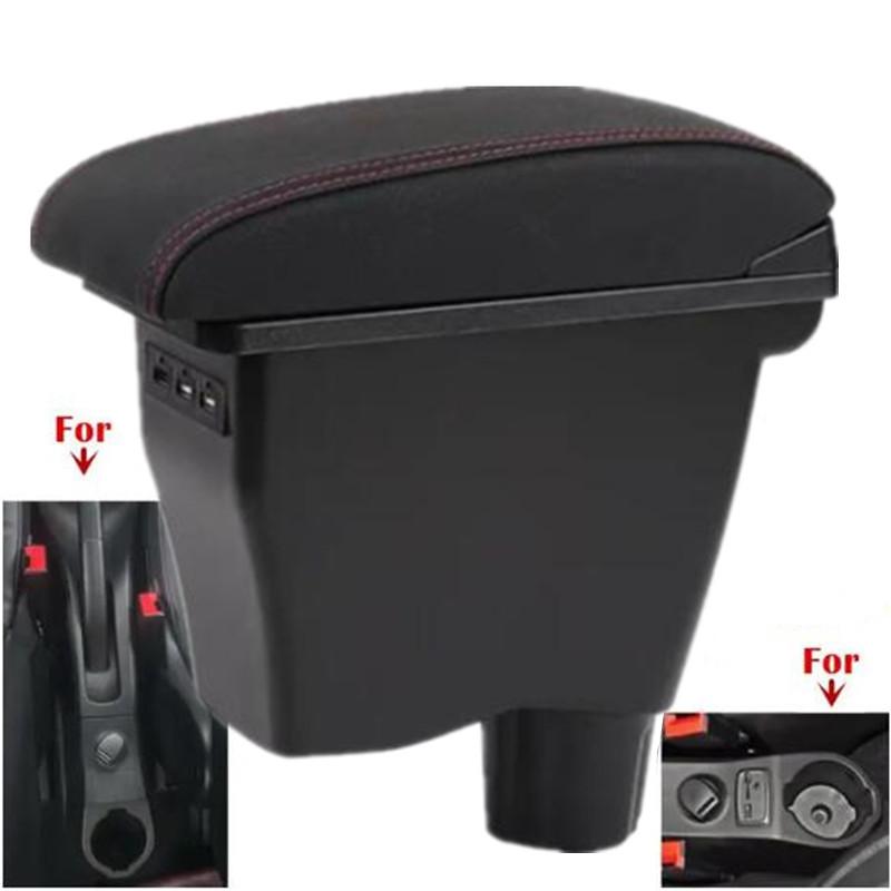 For Smart Fortwo Armrest box for Mercedes New Smart 453 Fortwo Forfour Car Armrest Storage box 2015-2018 Retrofit Car Accessorie