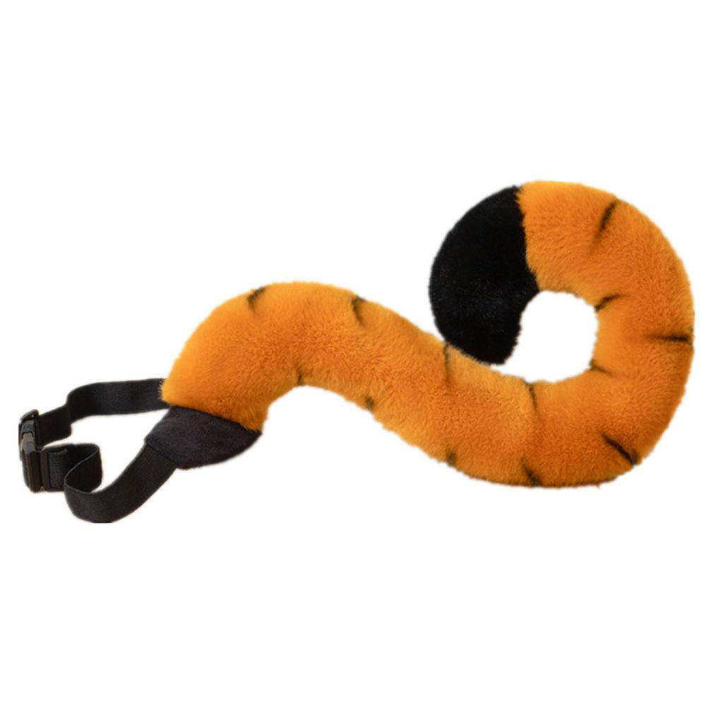 Fluffy Simulated Tiger Tail Faux Tiger Paw Hand Warmers Cosplay Costume Accessories