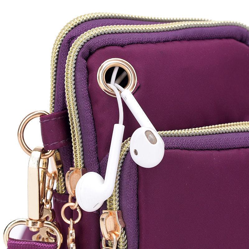 Yogodlns Outdoor Sports Mobile Phone Bag Running Wrist Bag Small Coin Pouch Purse (shoulder / Hanging Neck)