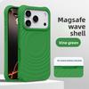 Силиконовый чехол с эффектом ряби на воде для Magsafe, беспроводной зарядки, магнитный чехол для телефона для iPhone Air 17 16 15 14 Pro Max, мягкая противоударная крышка