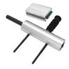 Metal Detector Aluminum Silver 20m Depth 1000m Scope 2 Antennas Rechargeable Detector for Gold