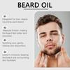 Men's Beard Oil Set – Deeply nourishes, smooths, moisturizes, and adds shine to beard hair while removing odor, showcasing masculine charm.