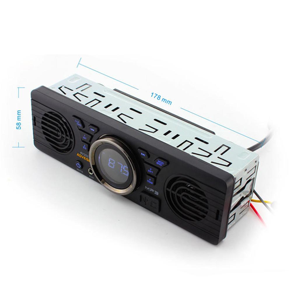 MP3-плеер Автомобильный FM-радиоприемник Поддержка TF MINI USB AUX Интерфейс Автомобильный ресивер Аудио Мультимедиа Плеер Совместимость с Bluetooth