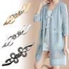 1Pair Jewelry Fashion Crystal Pin Gifts Accessories Cute Rhinestone Buttons Collar Alloy Buckle Shawl Cardigan Clips Mini Retro