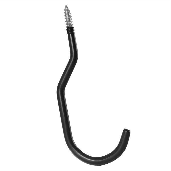 Crochets de plafond - Maclean MC-485 - Acier - Charge max 10kg - Noir