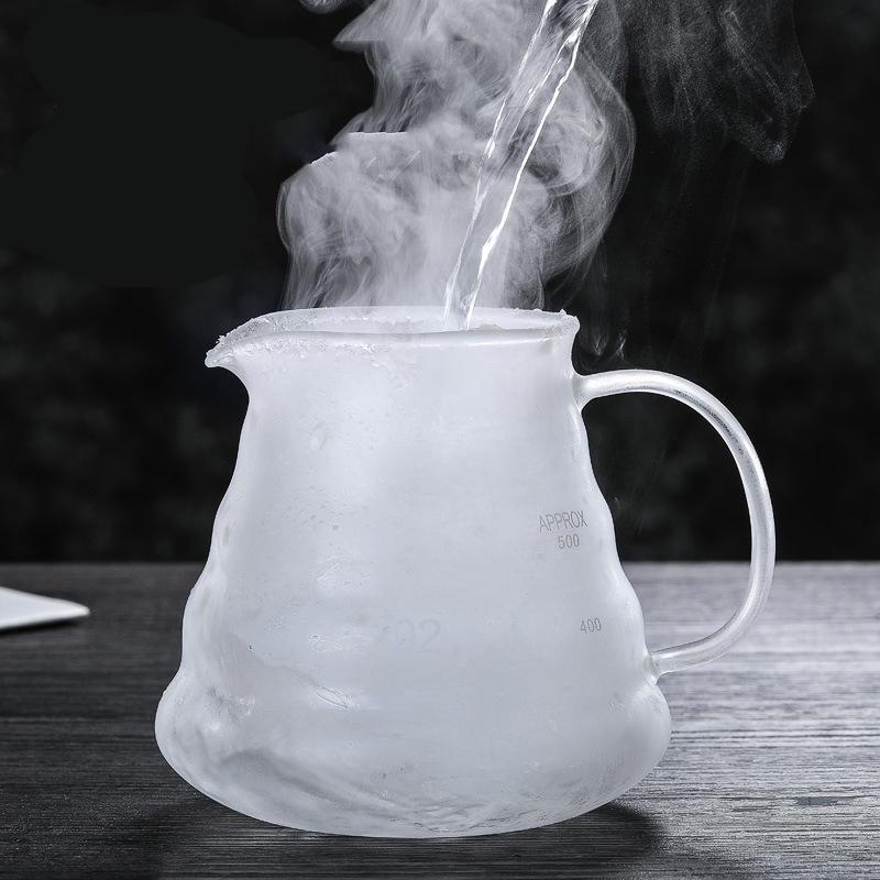 300 мл, 500 мл, 700 мл, стеклянная кофеварка, облачный чайник, термостойкость, 120 градусов, горшок для обмена кофе, капельный фильтр для бариста