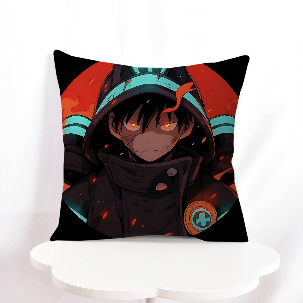 S-Shinra Kusakabe Stitch Lucky Dragon Pillow Cover Sofa Cushion Cover Home Room Decoration Children Gift