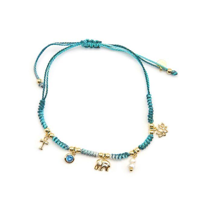 Bracelet - Luxenter - Rukful - Argent 925 - finition or 18k - Zircons multicolfinition ores