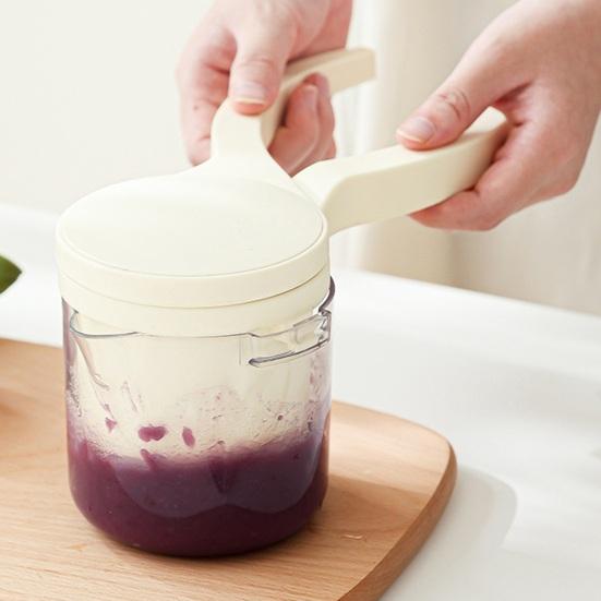 Spiral Press Juicer Manual Citrus Squeezer for Lemon Orange Potato Masher with Non-Slip Extended Handle Dumpling Stuffing Wringer Press for Kitchen