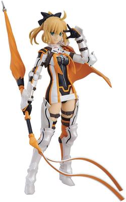 Figma GOODSMILE RACING & TYPE-MOON RACING Artoria Pendragon Racing версия. Немасштабная подвижная фигура, окрашенная в АБС и ПВХ