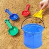 Beach Sand Bucket Toy 2Pcs Collapsible Bucket Gardening Tool Outdoor Pool Play Tool Kids Summer Water Fun Toy Birthday Gift
