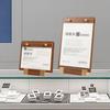 A4/A5 Walnut Wood Menu Clipboard Non-slip Base Table Top Sign Display Shelf  Office