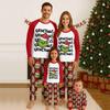 Family Matching Print Sets Pajamas Loungewear Outfits Family Matching Long Sleeve Tops+Pants Set
